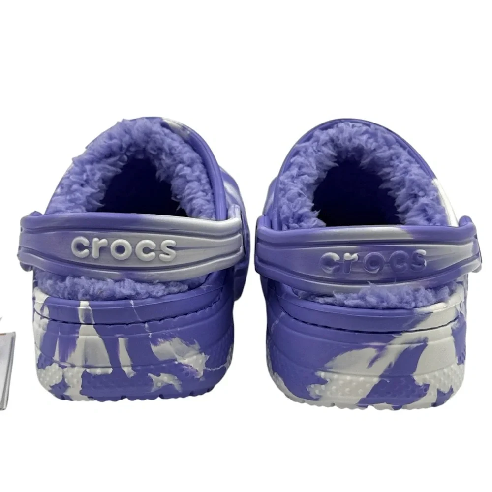 Crocs Baya Lined Marbled Clog (Toddler) Size C9